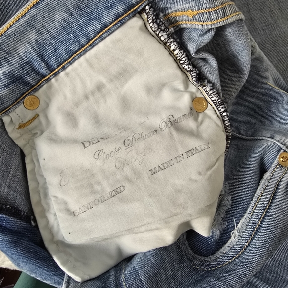 Golden Goose Leggy Cigarette Jeans Size 27 Blue - Picture 5 of 9